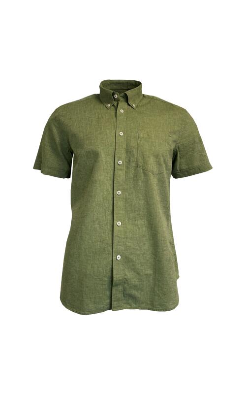 Gio Linen SS Green L 